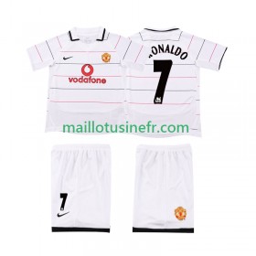 Maillot de Foot Manchester United Cristiano Ronaldo 7 2003 Domicile Retro 2005 - Enfant
